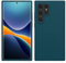 kwmobile Case Compatible with Galaxy S24 Ultra Case - TPU Silicone Cover - Works with Wireless Charging - Teal Matte