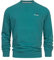 Indicode Herren INJulius Sweatshirt aus Baumwollmischung | Sweater mit RIPP-Bündchen Pullover für Männer Hydro, M