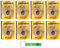 8 x DENIM Classic After Shave Gold, After Shave Perfekt, um die Haut frisch zu halten, 100 ml + Schlüsselanhänger von Beni Culinari