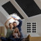 Tessuto Oscurante per Finestre, 100 x 145 CM Tagliabile Viaggi portatile Tenda Oscurante Blackout al Tenda a Senza Forare per Finestre da Tetto per Finestre Per Lucernari, Camera