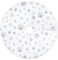 HOWAF Jupe de Sapin de Noel, 35 Pouces /90cm Peluche Neige Tapis Sapin Noel Blanc Cache Pied Sapin de Noel avec Flocons de Neige Argente Couvre-Pied de Sapin pour la Sapin de Noel Decortion Noel