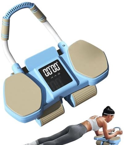 Bauchroller, Bauchrad, Bauchtrainer-Roller, Abdominal Plank Roller Wheel mit Ellenbogenstütze für Damen und Herren
