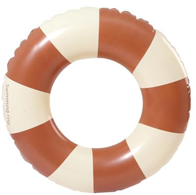 Schwimming Ring Erwachsene, Luftmatratze Schwimmreifen Aufblasbar, Aufblasbare Schwimmbecken Schwimmer, Schwimmring Röhre Für Sommerpool Party (braun)
