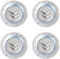 FAGBPEFW Nabendeckel, für Citroen C4 2010-2015 157MM Wasserdicht und Rostfrei Radnabendeckel Langlebig Stabil Nabenkappen dekorative Accessoires