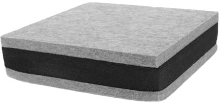 Toyvian Monitor Speaker Pads Acoustic Diffuser Noise Dampening Insulation Board for Recording