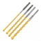 Lot de 4 forets hexagonaux en carbure de tungstène pour béton et brique 160 mm de long