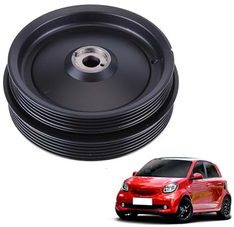 LICHENGTAI Puleggia ammortizzatore di vibrazioni compatibile con Smart 451 MHD puleggia albero motore A1320300568 pulegge puleggia dell'albero motore