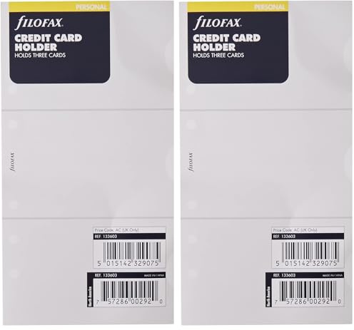Filofax Personal Credit Card Holder (Pack of 2)