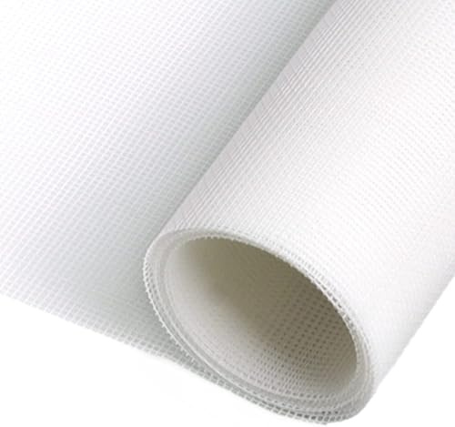 fowong Fly Screens for Windows - 150 cm x 180 cm White Polyester Insect Screen Mesh | Mosquito Net & Bug Proof Window Screen | Ventilation & Insect Protection for Windows, Doors, Skylights