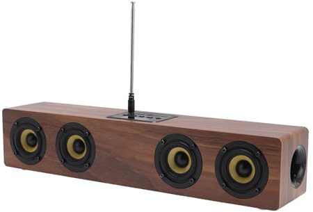 Annadue Intelligent Decoding, Immersive Sound Experience, Pure and Rich Sound Subwoofer 20W 40cm Long, Powerful Bass, for Wireless USB AUX Small Memory Card