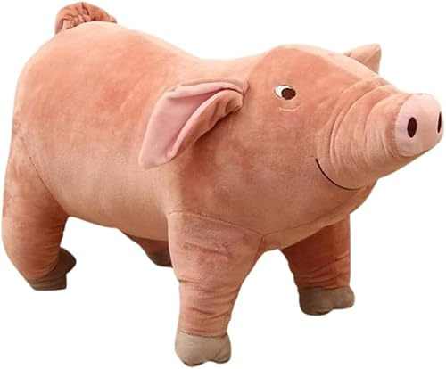 SZJFYMQ Piggy Plüschpuppe, Schwein Plüsch Plüschtier,25CM für Kuscheln Jungen Mädchen Kinder Geburtstag Geschenk Weihnachten Geburtstagsgeschenk-Fotografie-Werkzeuge