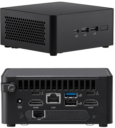 NUC 14 Pro NUC14RVHU7 Dual LAN Mini-PC / HTPC 14. Generation Intel Core Ultra 7 Prozessor 155H Intel Arc GPU (96 GB DDR5 + 1 TB SSD)