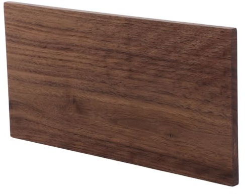 BUGUUYO Unbehandelte Walnussholzplatte 30 X 15cm Dünnes Naturholzbrett für Selbstgemacht Möbel Schilder und Wanddekoration Robuste Holzplanke mit Natürlicher Maserung