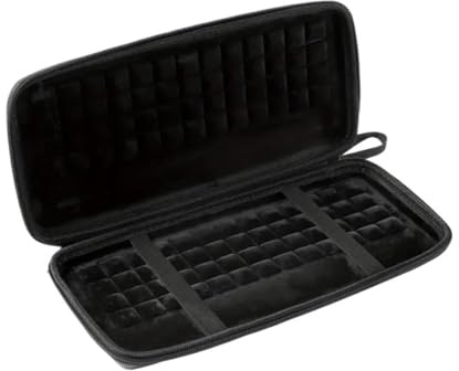 Portable Hard Shell Travel Keyboard Case for 108-Key Keyboards, Heavy Duty Protective Storage Box with Foam Padding