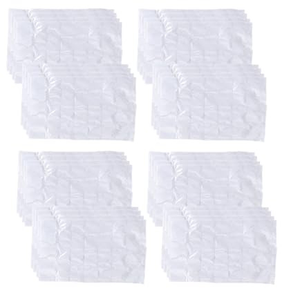 DEEPCRAFF 100 Unidades Bolsa de Hielo Desechable Cierre Autosellante, Molde de Pe para Hacer Cubitos que Congela Rápido y Previene Olores, Adecuado para Fiestas y Uso en Casa