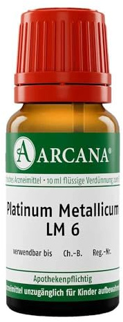 PLATINUM METALLICUM LM 6 Dilution 10 ml