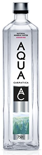AQUA Carpatica Still Natural Mineral Water 750ml Glass (Pack of 6) Naturally Sodium Free