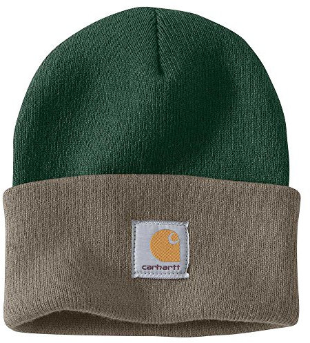 Carhartt Acrylic Watch Hat Mütze (Größe = OneSize, Farbe = Dark Green/Driftwood)