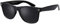 Sonnenbrille La Optica UV 400 CAT 3 Damen Herren Nerd - Sunglasses Glänzend Schwarz (Gläser: Polarisiert Grau)