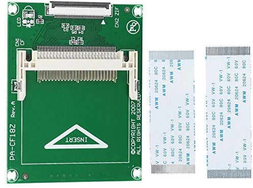 Eboxer Scheda adattatore flash compatta da 1,8 pollici a 50 pin CF a ZIF/CE adattatore SSD scheda adattatore SD per DOS/Windows 3.1、95 、 NT 、 98 、 Me 、 2000 、 XP 、 Vista/Linux/Mac