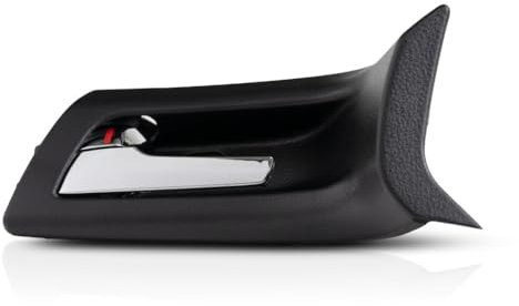 For Pontiac G8 Interior Door Handle Front, Driver Side Black bezel with chrome lever (2008-2009) | With door lock button| Trim: Base/GT/GXP