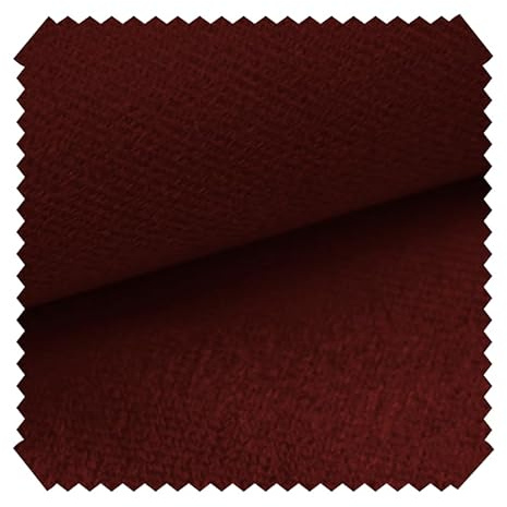novely® ARTENA - Samtiger Velours-Möbelstoff - Anschmiegsamer Polsterstoff - Robuster Bezugsstoff - Pflegeleichte Meterware 1lfm | Farbe: 23 Weinrot