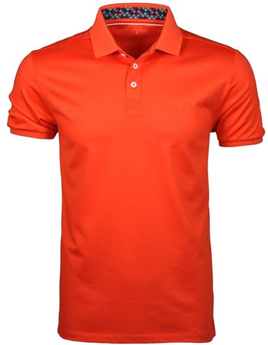 RAGMAN Herren Polo-Shirt Uni Keep Dry, modern fit Hellrot-638, XXL