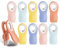 COOK WITH COLOR Bag Clips with Magnet- Food Clips, Chip Clips, Bag Clips for Food Storage with Airtight Seal Grip for Bread Bags, Snack Bags and Food Bags, Bright Colors, Pack of 10
