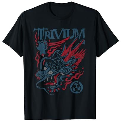 Trivium Screaming Dragon Color T-Shirt