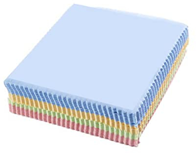 Panno Di Pulizia in Microfibra Per Occhiali, Occhiali Da Sole, Lenti Della Fotocamera, Cd, Dvd, Palmari, Schermi Di Computer, 14 Cm X 14 Cm, 10 Pezzi