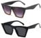 Unning Vintage Cat Eye Sunglasses Women,Retro Square Trendy Cateye Sunglasses for Women