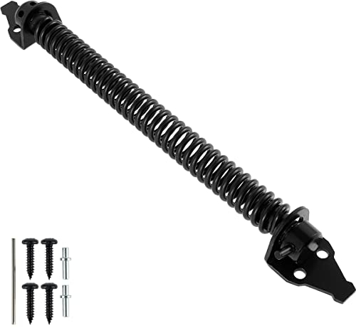 Ferme-porte automatique pour portail de jardin en bois, porte universelle de 8 pouces, fermeture automatique ressort clôture en métal fermeture à ressort de porte, antirouille, ferme-porte automatique