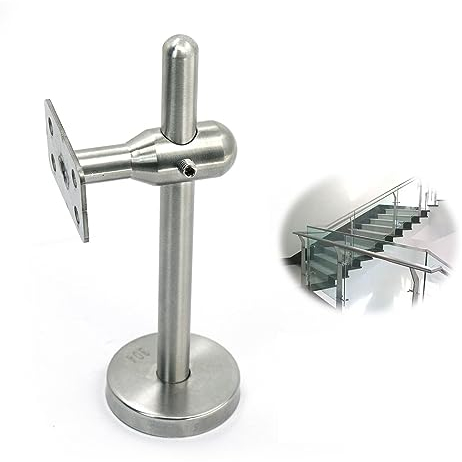 Verstellbare Handlaufträger Edelstahl Handlaufhalter Handlaufstütze - Aus Tragrahmen für Den Handlauf der Treppenwand Wandhalterung Zubehö, Korridor Stützstange, Innenwand Loft, Ältere Handläufe
