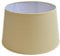 Lampenschirm rund aus Stoff H 18 x Ø 30 cm für Tisch - Stehlampen (beige)