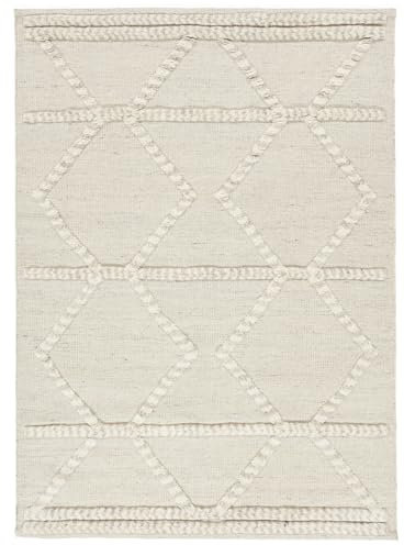 RugVista Zira, Teppich, 240 x 170 cm, Rechteckig, Niedriger Stapel, Wohnzimmer, Schlafzimmer, Nur chemische Reinigung, Greige