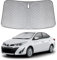 Opaltool Parasol Coche Delantero Plegable Repuesto para Toyota Yaris 2011-2024, Coche Sol Sombra Bloquea los Rayos UV en el Interior del Parasol Protector