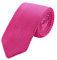 WANYING Cravate Fine en Tricot Pour Homme - 7 cm - Rétro, Sporty, Décontracté, Bureau - Basique Pour Gentleman, Rose Uni