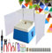 BTLIGHTING Buntglas-Set, professionelles Buntglas-Starter-Schleif-Set, mit Schleifer, Glasschneide-Set, Lötkolben-Pistolen-Set, Prallplatte, 2 Schleif-Bits und Verbrauchsmaterialien, Glas