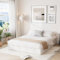 Uliesc Queen Boxspringbett, 22,9 cm, niedriges Profil, Boxspring für Queen-Size-Bett, Queen-Size-Boxspring mit starkem Metallrahmen, geräuschfrei, einfache Montage, 1360 kg Tragkraft