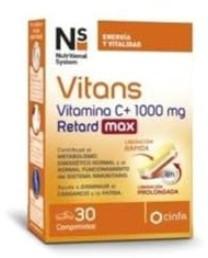 Ns Vitans Vitc+1000 Ret Max 30 Comp