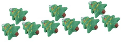 YARNOW 9 Stück Haustierspielzeug Katzenspielzeug Plüsch Weihnachtsbaum Spielzeug Katzen Beißspielzeug Kätzchen Spielzeug Katzen Plüschspielzeug Interaktives Katzenspielzeug