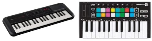 Yamaha PSS-A50 - Portable, Digital Keyboard with Phrase Recording & Novation Launchkey Mini [MK3] — Portable 25-Key, USB, MIDI Keyboard Controller with DAW Integration