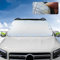 Auto Windschutzscheibenabdeckung Frontscheibenabdeckung mit Magnet schutzt Seitenspiegel, Magnetische Auto Scheibenabdeckung Winter Frostschutz Eisschutzfolie für Meisten Autos SUV LKW 240cm*143cm