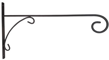 Wandarm aus Eisen, Wandhalter für Aussensterne,Aussenleuchten Weihnachtssterne, Schwarz Pulverbeschichtet XXL 60cm x 36cm x 2,5cm