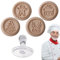 Stampi per biscotti natalizi, timbri per biscotti a tema natalizio,Stampo in silicone per biscotti natalizi con 4 motivi - Alce sicuro per alimenti, scatola, alberi di Natale, stampa per stampi