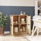 NAVIYERA Beistellschrank Mehrzweckschrank, Sideboards 2 STK. Sonoma-Eiche 30x30x70 cm Holzwerkstoff Kommode Anrichte Schrank Multifunktional Standschrank Stabiles Material & Reichlich Stauraum