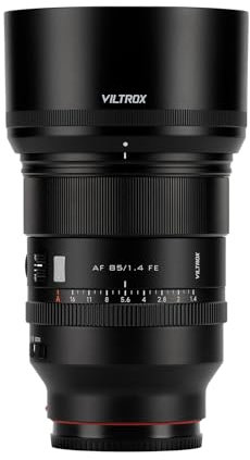 VILTROX AF 85 mm F1.4 Pro FE Objectif plein format avec grande ouverture pour appareils photo Sony à monture E A7C A7RII A7SIII A7III A7IV A7RIVA FX3 A1 A9 A93 A5000 A5100 A6000 A6600 ZV-E10 FX30 Z