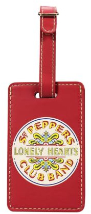 Half Moon Bay | The Beatles | SGT. Pepper’s Lonely Hearts Club Band | Faux Leather Luggage Tag | Official Merchandise | Travel, Holiday & Suitcase Identifier | Father’s Day 2026 Gift for Dad