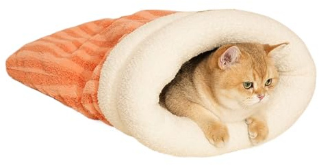Yaztauho Schlafsack Für Hunde - Winter Kuschelhöhle Für Haustiere - Waschbarer Katzenschlafsack Für Wohnung Balkon Wohnzimmer Reisen Innenbereich Terrasse Auto