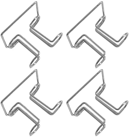 Lot de 4 clips en métal en coton en acier inoxydable pour dentaire - Pour vérification, nettoyage des cavités, soins aux patients